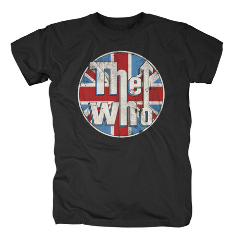 Distressed Union Jack von The Who - T-Shirt jetzt im The Who Store