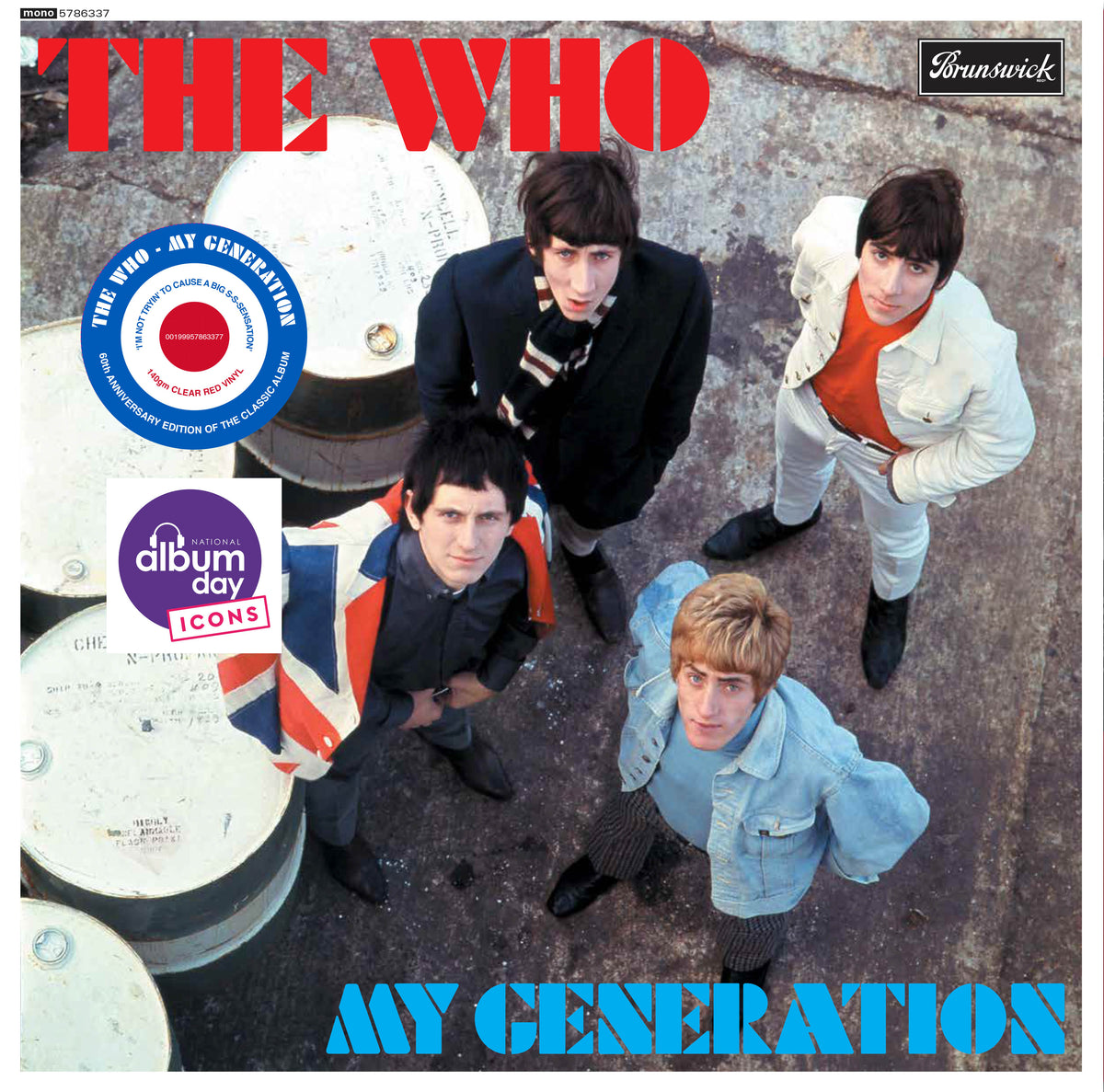 The Who My Generation - 60th Anniversary Edition Red Vinyl LP 459843